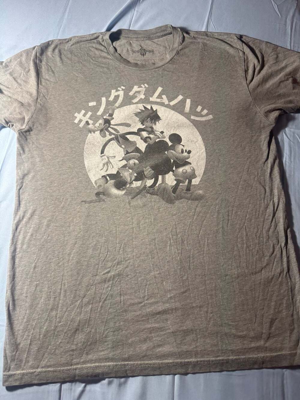 Disney Kingdom Hearts Classic Gang T-Shirt - Grey